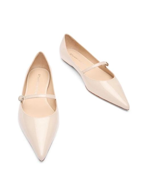 Stuart Weitzman Pink Emilia Ballet Flats