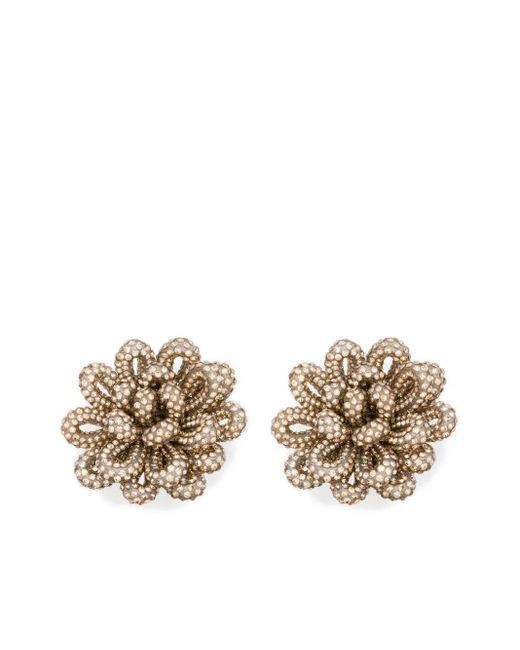 Rosantica Metallic Flower-Shaped Earring