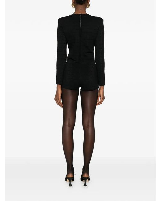 retroféte Black Tesni Romper