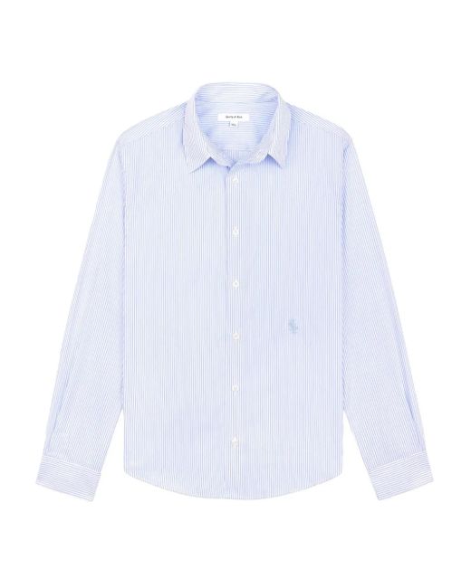 Sporty & Rich ストライプ シャツ White