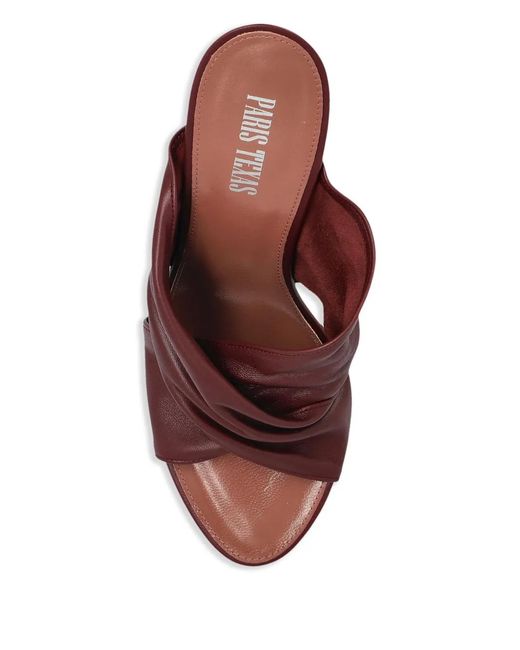 Paris Texas Purple 100Mm Maria Sandals