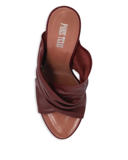 Paris Texas Purple 100Mm Maria Sandals