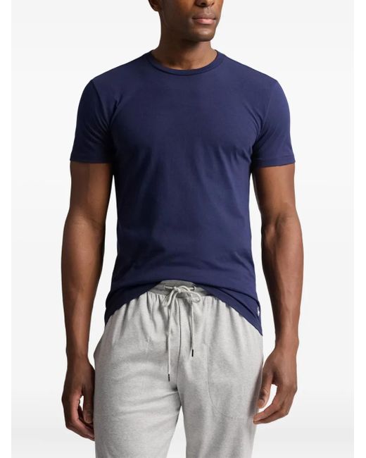 Polo Ralph Lauren Blue Crew-Neck T-Shirt (Pack Of Three) for men