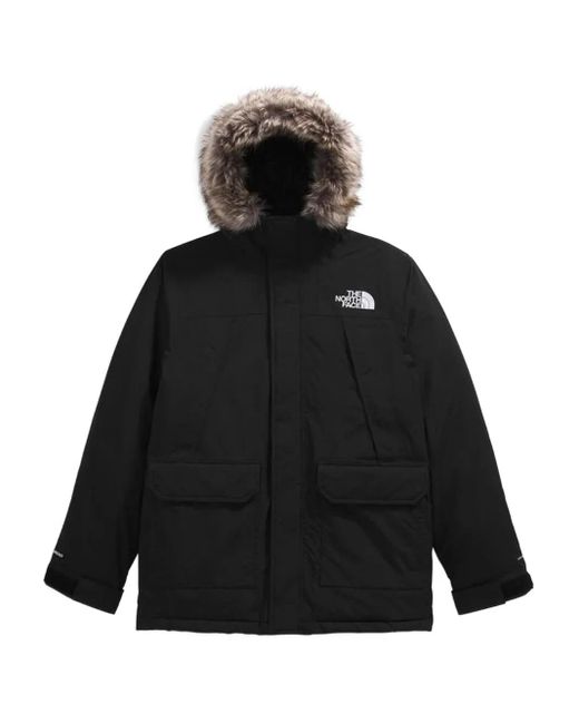 The North Face Black Parka Mcmurdo Bordée De Fourrure for men