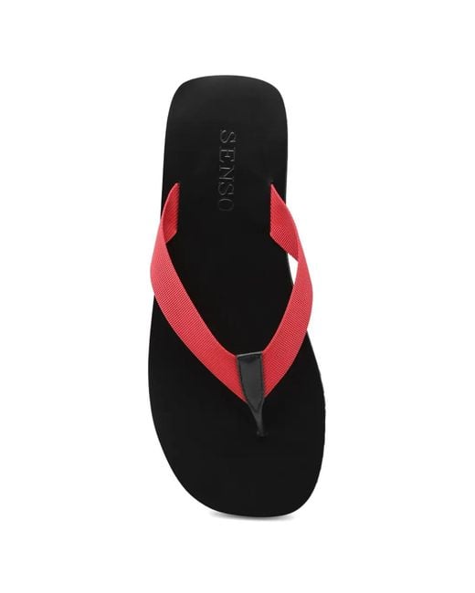 Senso White Xylon Thong Sandals