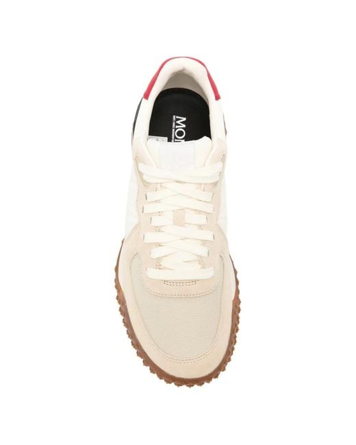 Moncler White City Trek Sneakers for men