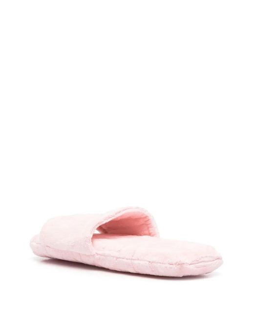 Versace Pink Allover Slippers
