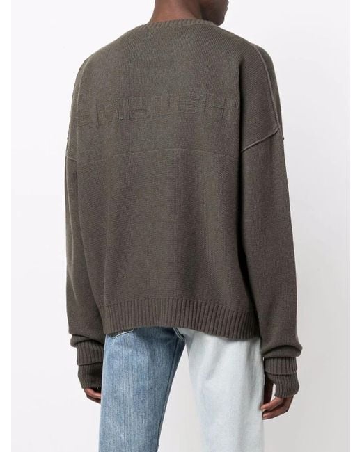 Ambush Multicolor Cut-out Knitted Jumper for men
