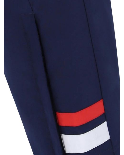 Fila Blue Pantalon De Jogging À Patch Logo for men