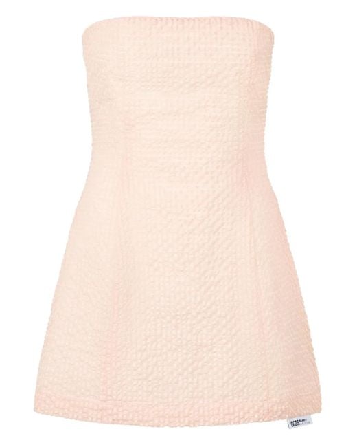 Gcds Natural Mina Mini Dress