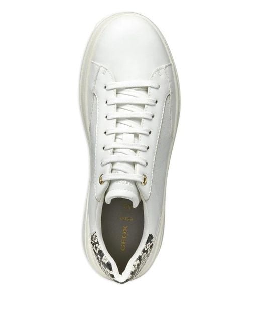 Geox Spherica Ecub-2 プラットフォーム スニーカー White