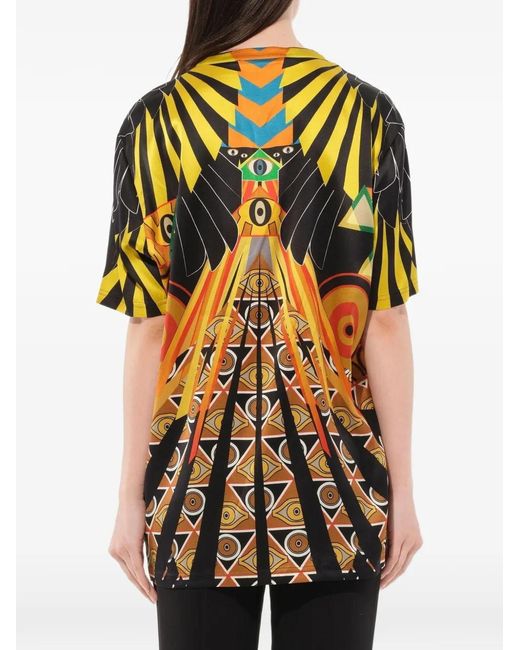Givenchy Black Optical Wings Printed T-Shirt
