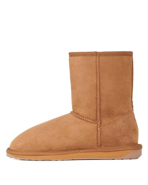EMU Brown Suede Ankle Boots