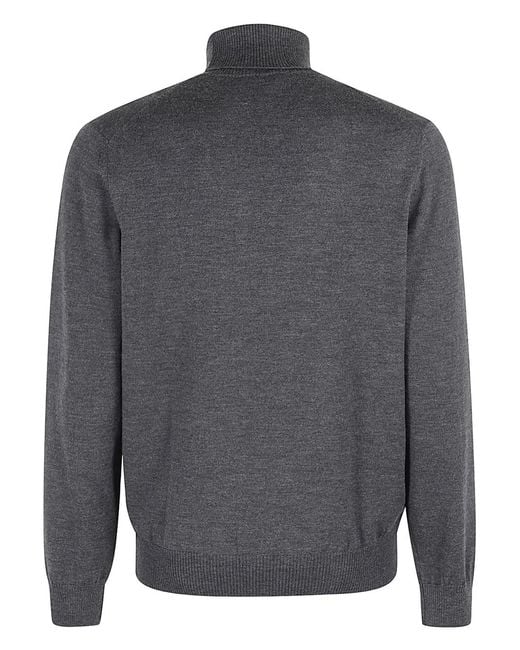 Fay Gray Roll-Neck Sweater for men