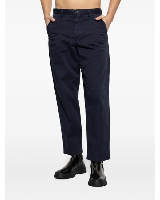 Paul Smith Blue Pleated Trousers for men
