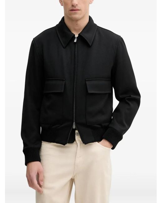 Giacca Con Zip di Boss in Black da Uomo