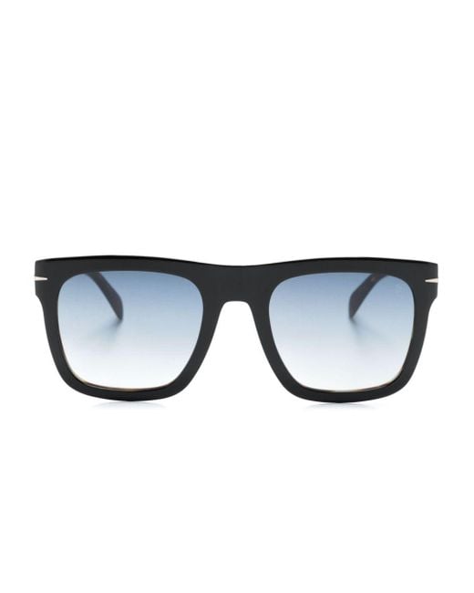 David Beckham Blue Db 7000/s Flat Square-frame Sunglasses for men