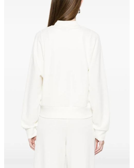 Deha White Zip-Up Cardigan