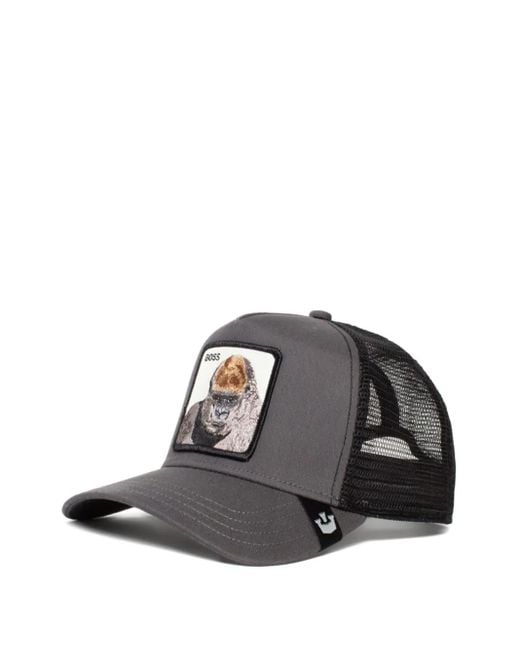 Goorin Bros Black The Boss Gorilla-Patch Cap