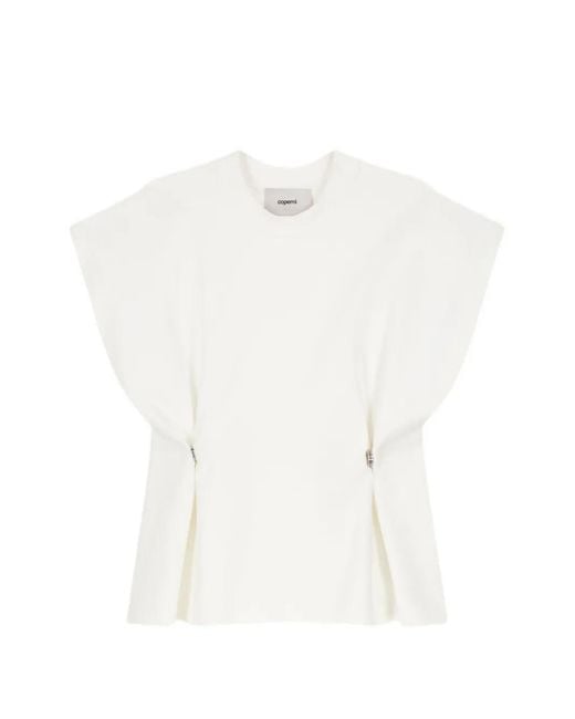 Coperni White Crew-Neck T-Shirt