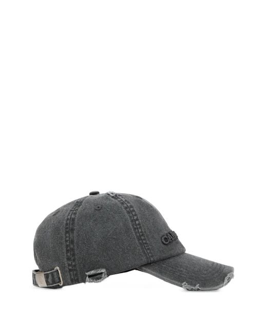 CAMPERLAB Gray Distressed Cap