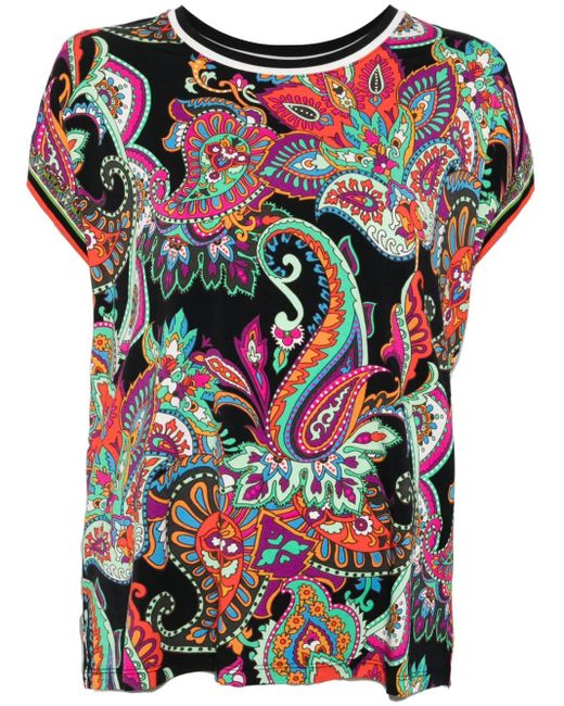 Johnny Was Black The Janie Favorite Relaxed Tee
