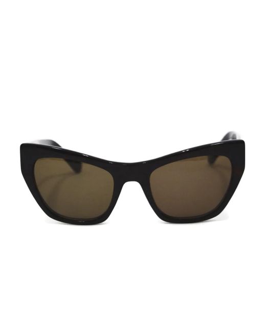 Gloria Coelho Brown Sonnenbrille Mit Geometrischem Gestell
