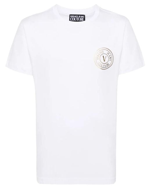 Versace Jeans Couture White T-Shirts And Polos for men