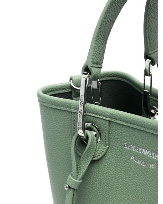Emporio Armani Green Myea Vertical Tote Bag