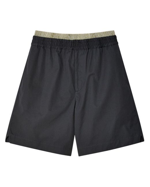 Pantalones cortos a capas Bottega Veneta de hombre de color Black
