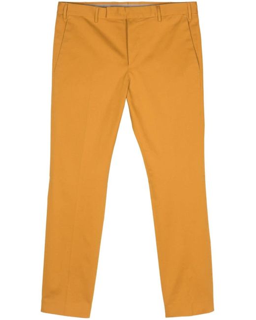 PT Torino Orange Dieci Chino Trousers for men