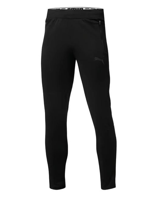 PUMA Black Flicker Tech Track Pants for men