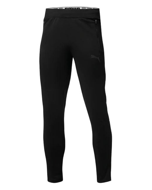 PUMA Black Flicker Tech Track Pants for men