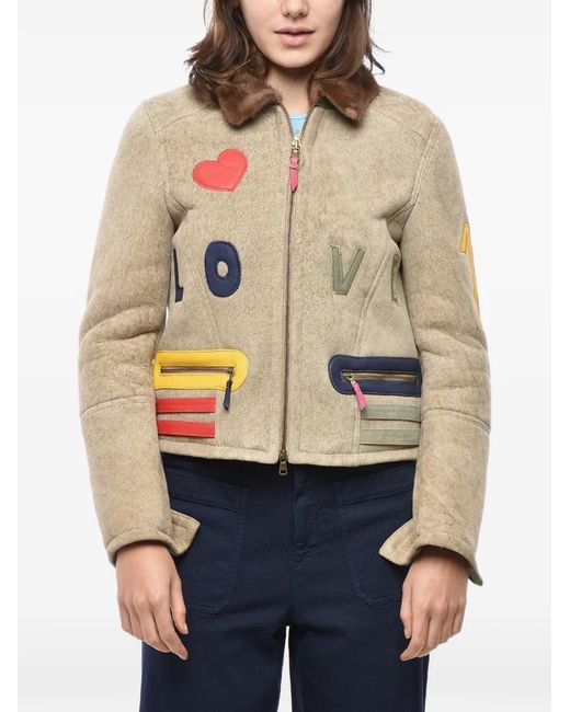 History Repeats Natural Embroidered Jacket