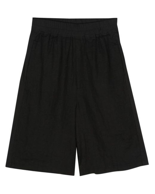 Thom Krom Black Shorts mit elastischem Bund