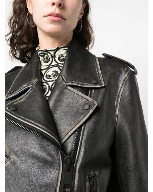 Off-White c/o Virgil Abloh Black Biker Jacket
