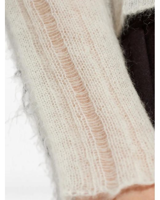 Fabiana Filippi White Fitted Turtleneck