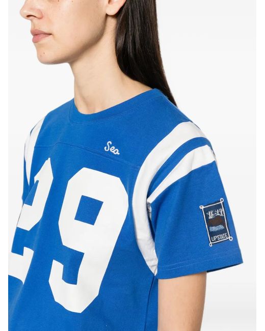 Sea Blue Georgie Crew-Neck T-Shirt