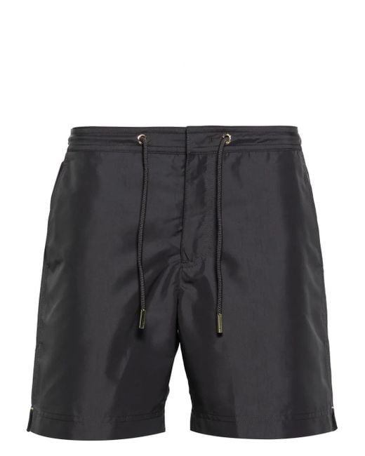 Orlebar Brown Gray Bulldog Mid-Length Swim Shorts for men