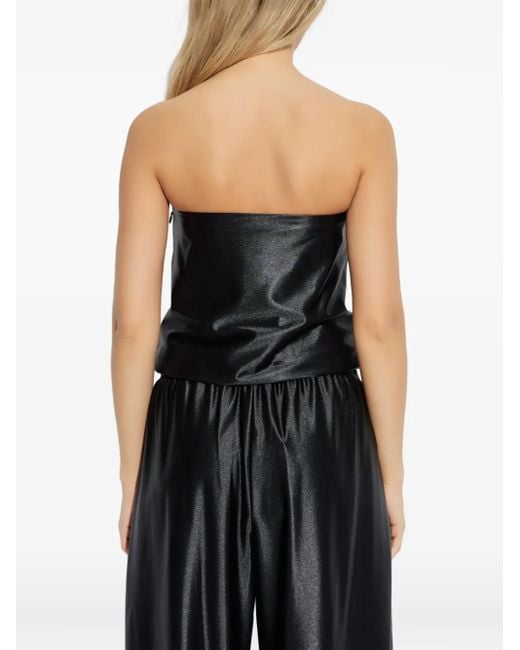 Alexander Wang Black Strapless Bandeau Top