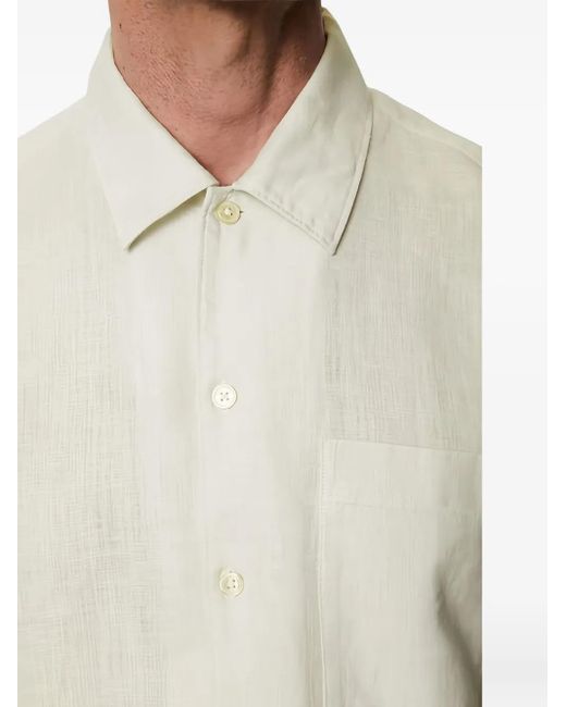 Marc O' Polo White Short-Sleeve Button-Up Shirt for men