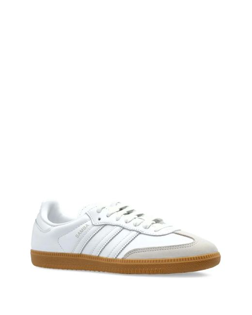 Adidas White Samba Og Sneakers