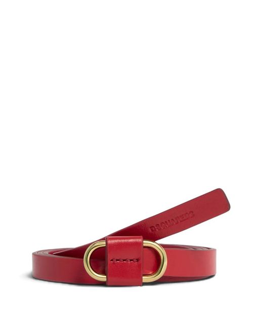 DSquared² White Twin Belt