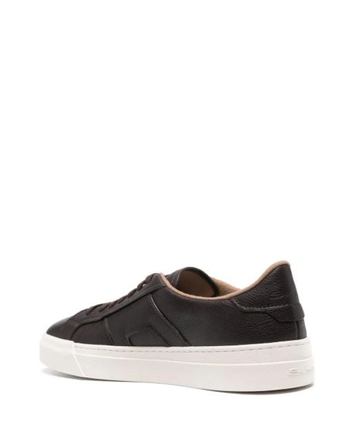 Santoni Brown Sneakers for men