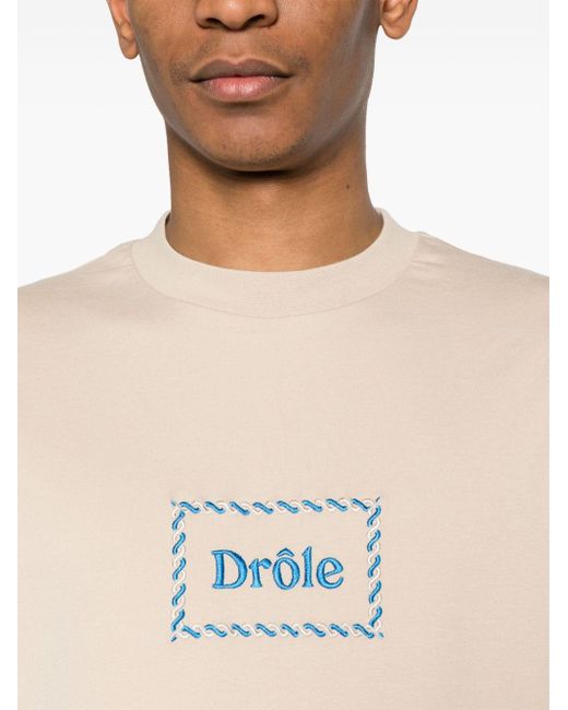 Drole de Monsieur Le Drole T-Shirt in Natural für Herren