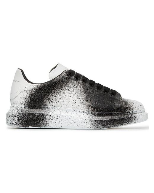 Baskets effet taches de peinture Alexander McQueen pour homme en