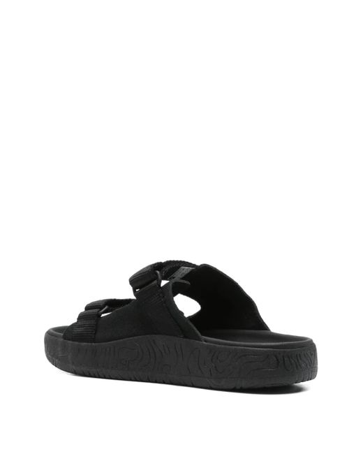 Veja Black Arpoador Double-Strap Suede Sandals