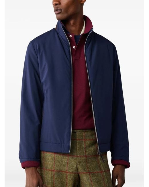 Hackett Blue Lightweight Blouson Jacket for men