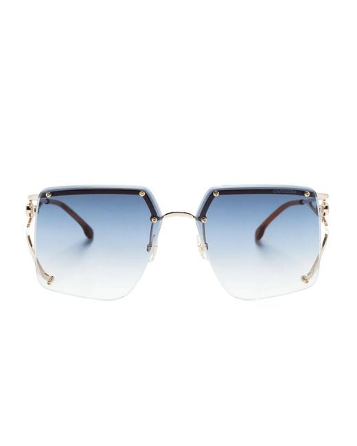 Carrera Blue Square-Frame Sunglasses