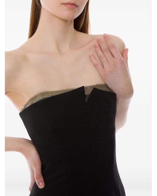 Alberta Ferretti Black Midi Dresses